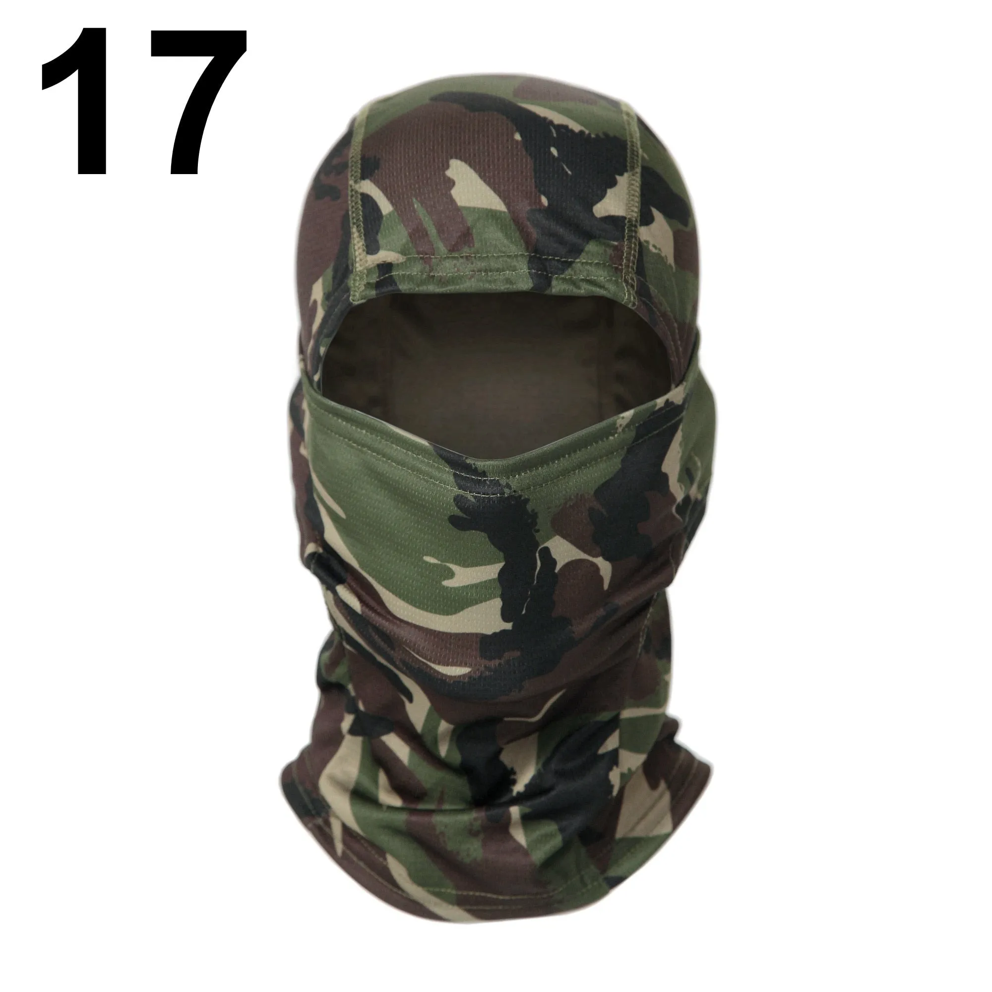 20 Color Tactical Balaclava Skiing Bandana Full Face Neck Scarf Head Outdoor Hunting Hiking Army Military Bike Cycling Scarf