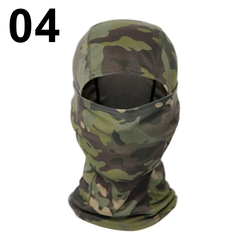 20 Color Tactical Balaclava Skiing Bandana Full Face Neck Scarf Head Outdoor Hunting Hiking Army Military Bike Cycling Scarf