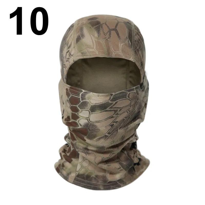 20 Color Tactical Balaclava Skiing Bandana Full Face Neck Scarf Head Outdoor Hunting Hiking Army Military Bike Cycling Scarf