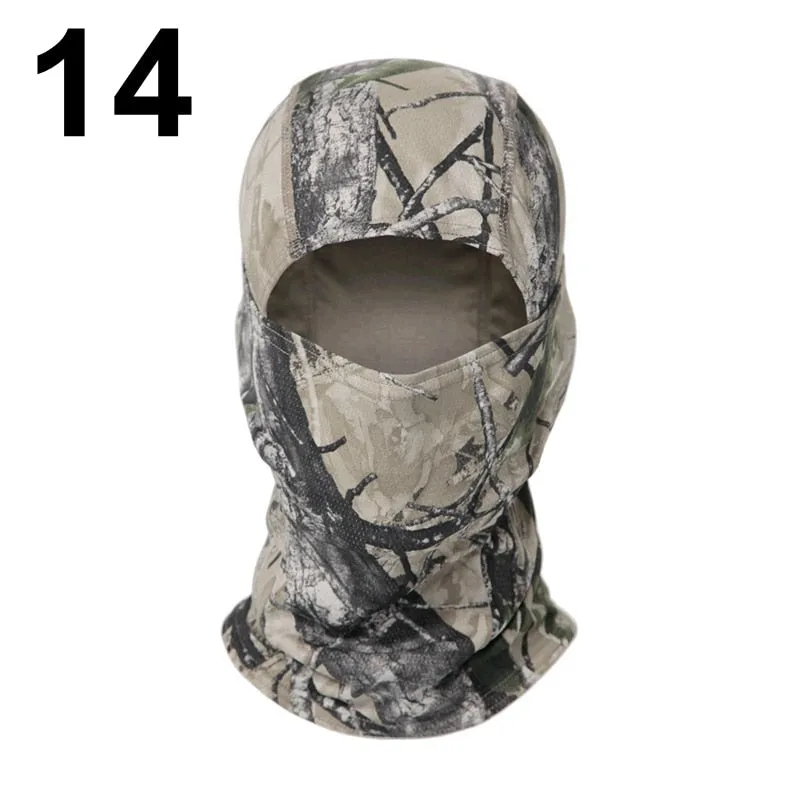 20 Color Tactical Balaclava Skiing Bandana Full Face Neck Scarf Head Outdoor Hunting Hiking Army Military Bike Cycling Scarf