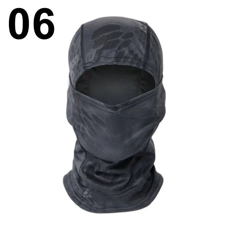 20 Color Tactical Balaclava Skiing Bandana Full Face Neck Scarf Head Outdoor Hunting Hiking Army Military Bike Cycling Scarf