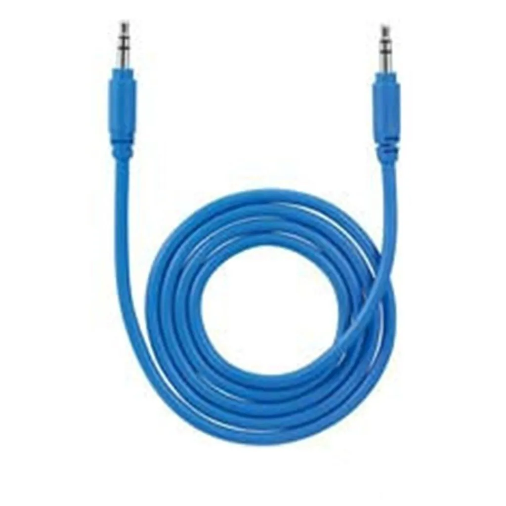 3’ ⅛” (3.5mm) Stereo Audio Cable - Blue