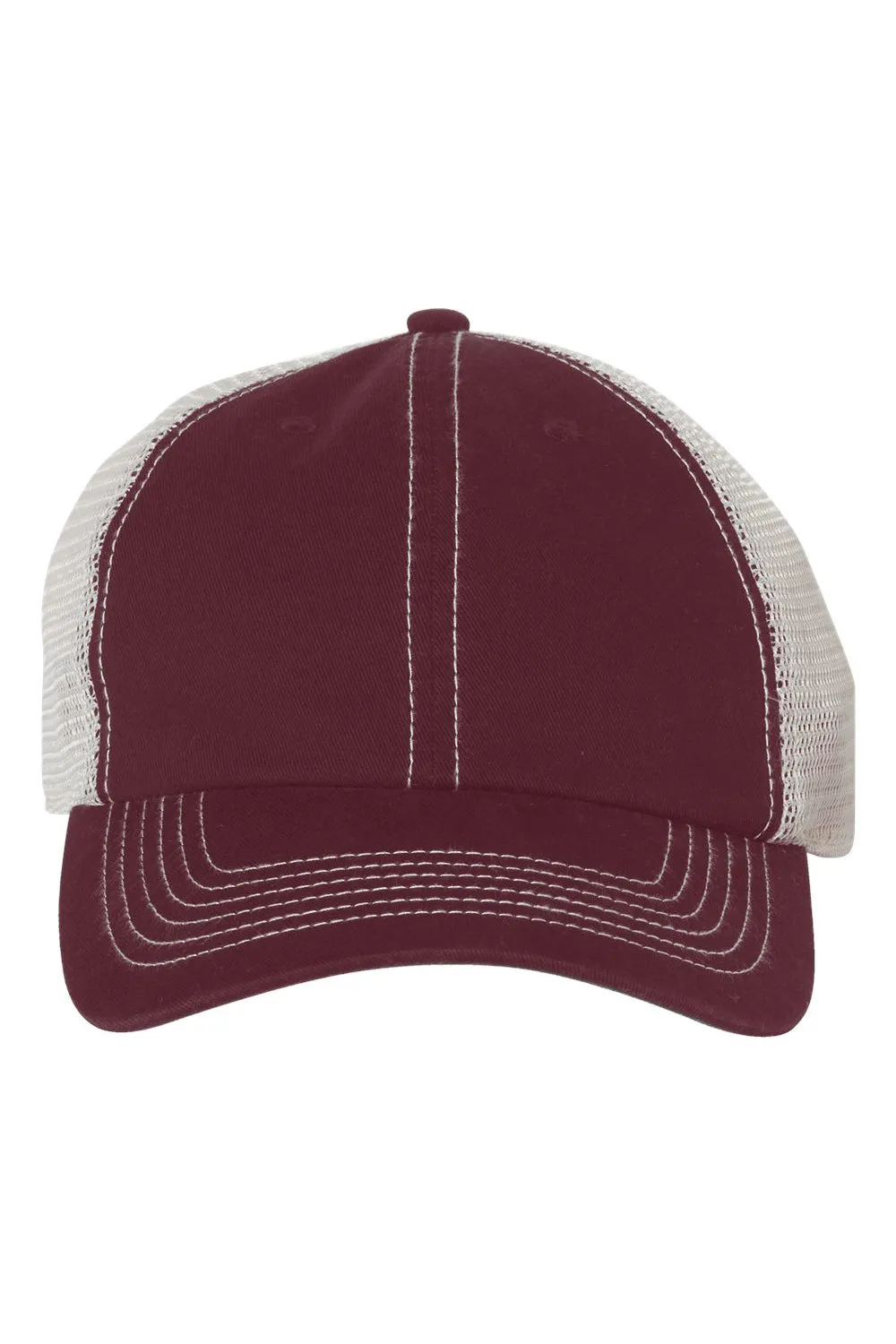 47 Brand Mens Trawler Snapback Hat - Dark Maroon/Stone