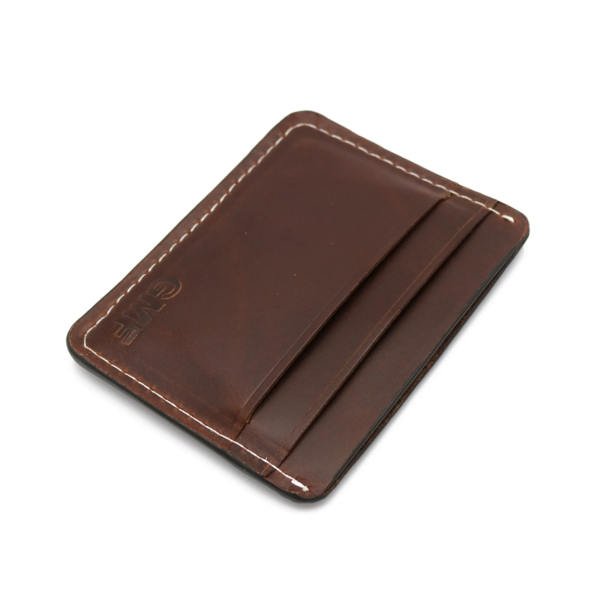 5 Pocket Horizontal Card Wallet - Oxford Xcel Leather