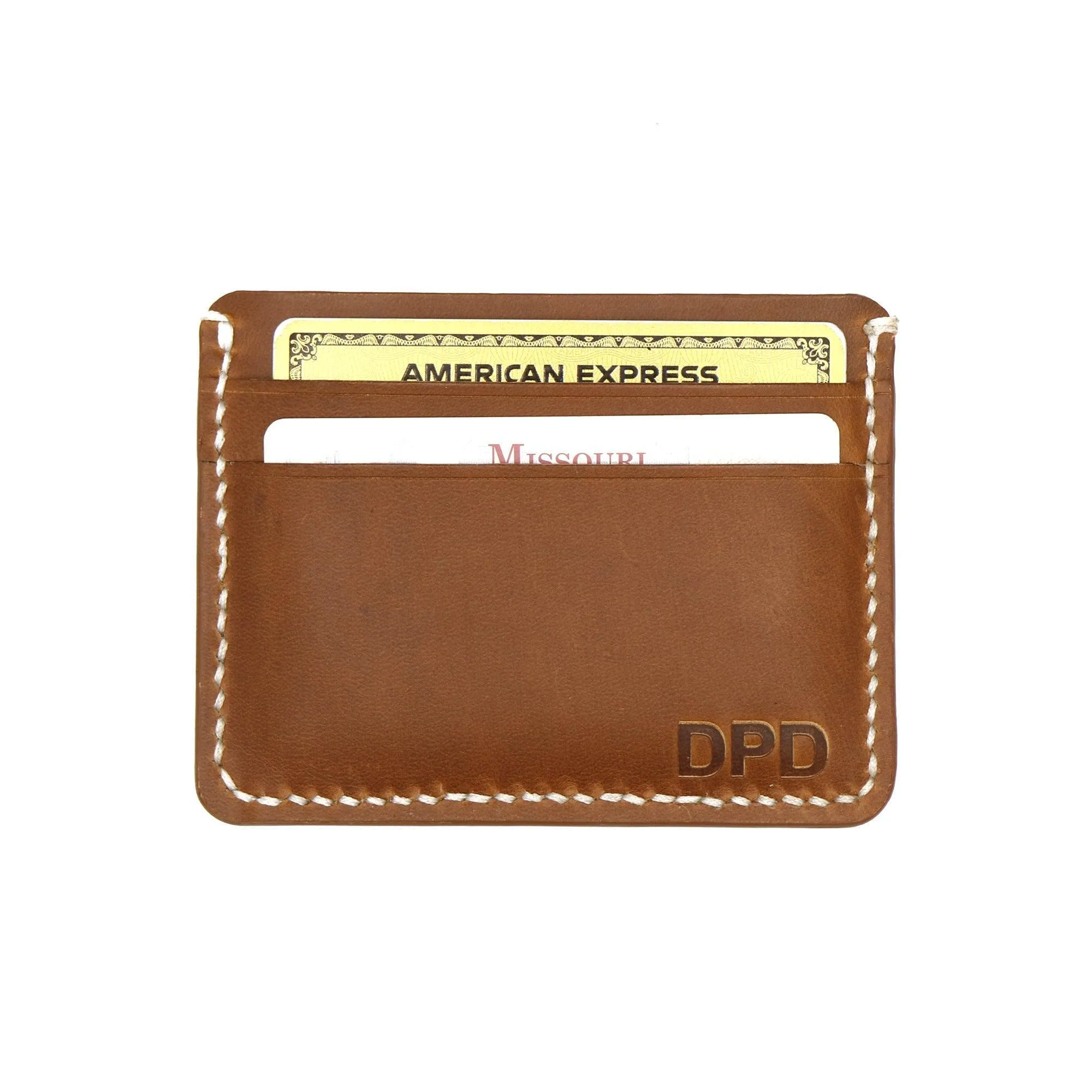 5 Pocket Horizontal Card Wallet - Oxford Xcel Leather