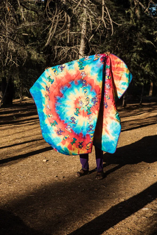 686 X Grateful Dead Waterproof Hooded Puffer Blanket