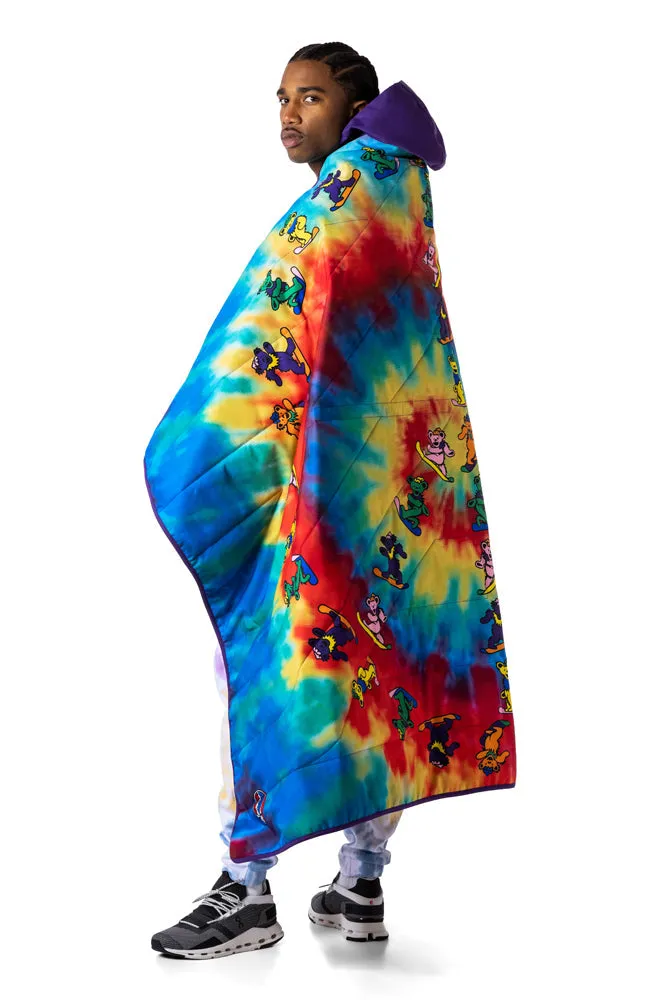 686 X Grateful Dead Waterproof Hooded Puffer Blanket