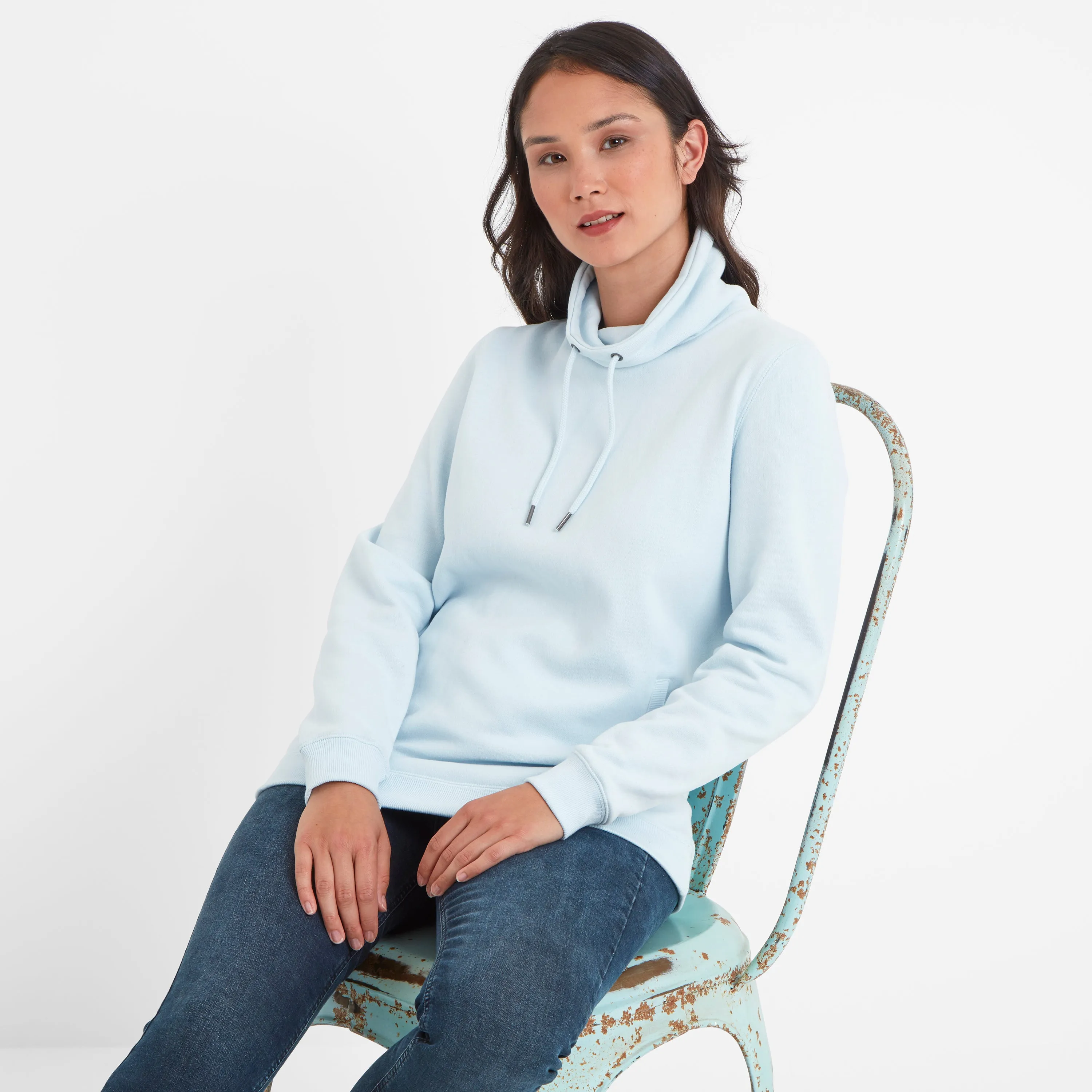 Abigail Womens Sweat - Frost Blue