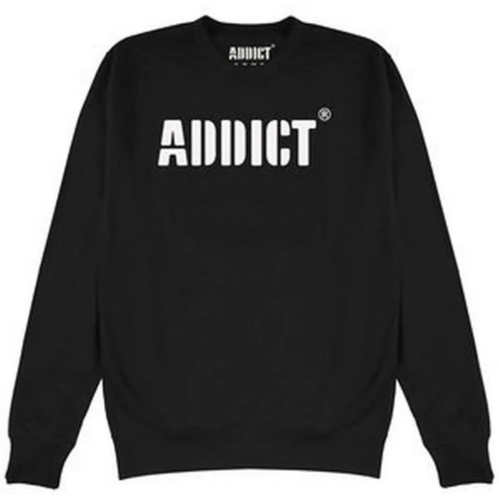 Addict Unisex Adult Stencil Logo Sweatshirt