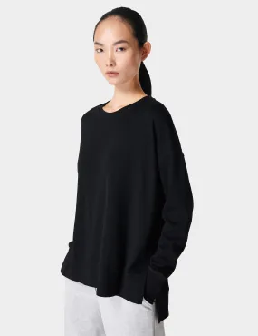 After Class Longline Sweatshirt - Black