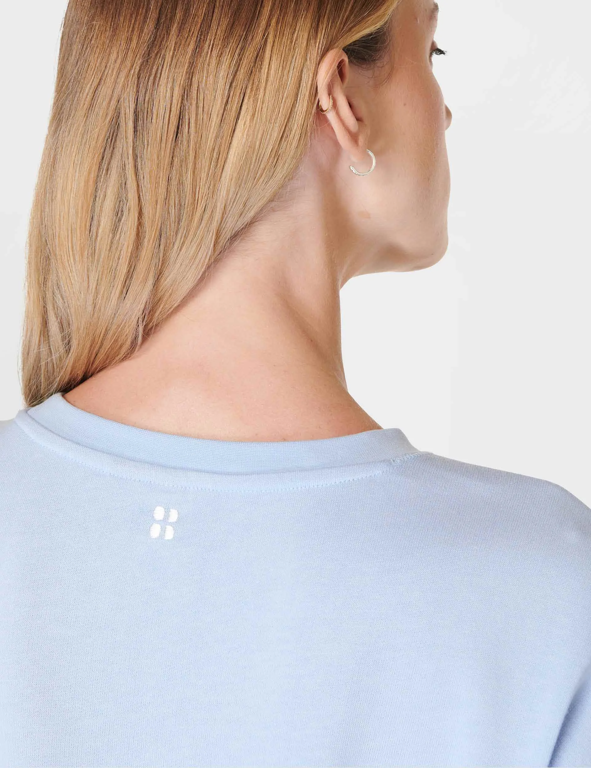 After Class Longline Sweatshirt - Breeze Blue