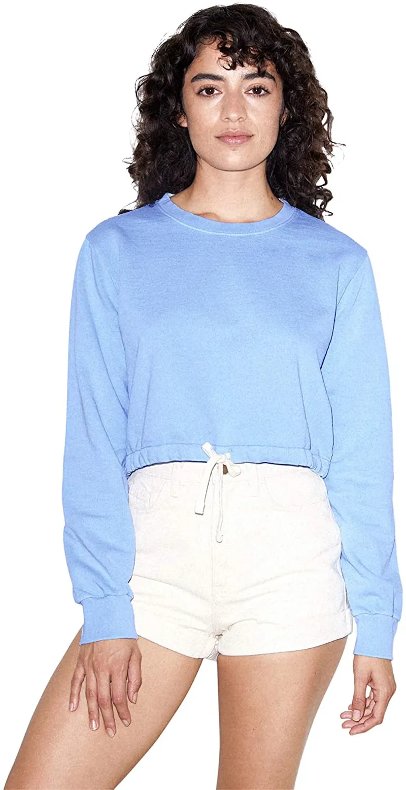 American Apparel Women's French Terry Cord Sweatshirt