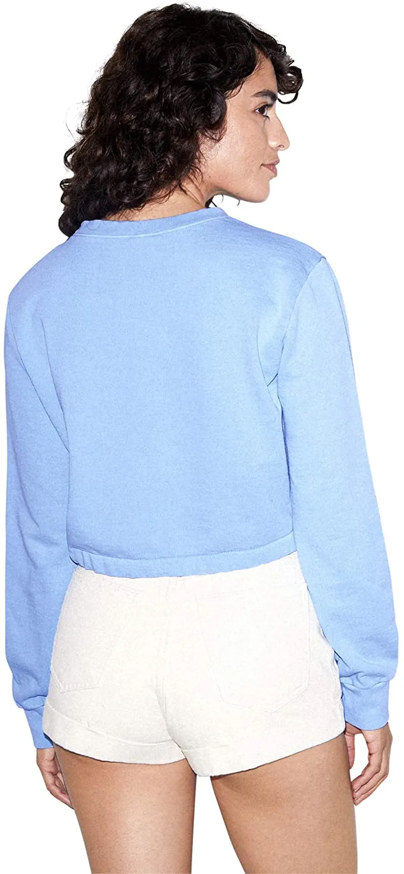 American Apparel Women's French Terry Cord Sweatshirt