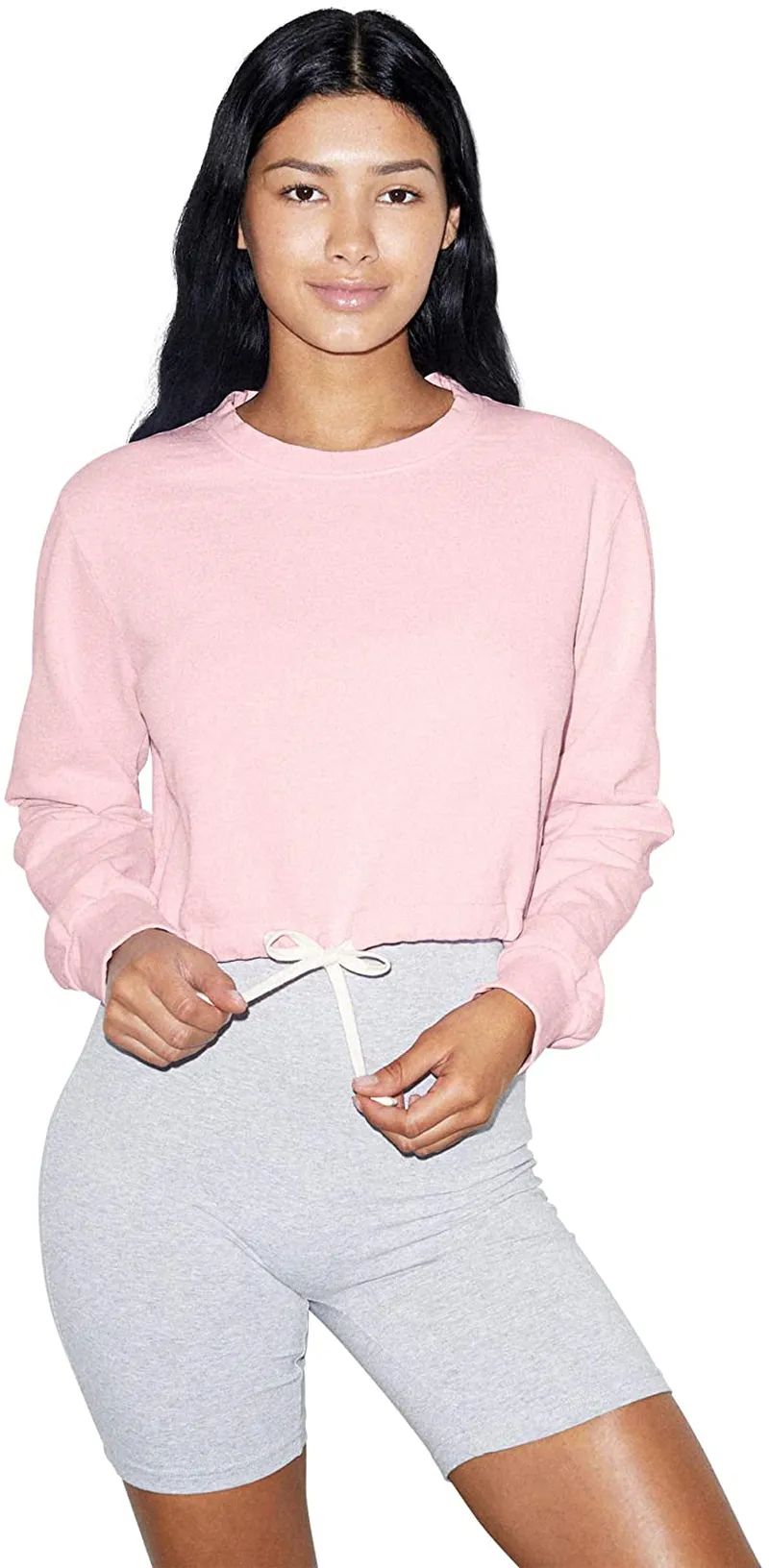 American Apparel Women's French Terry Cord Sweatshirt