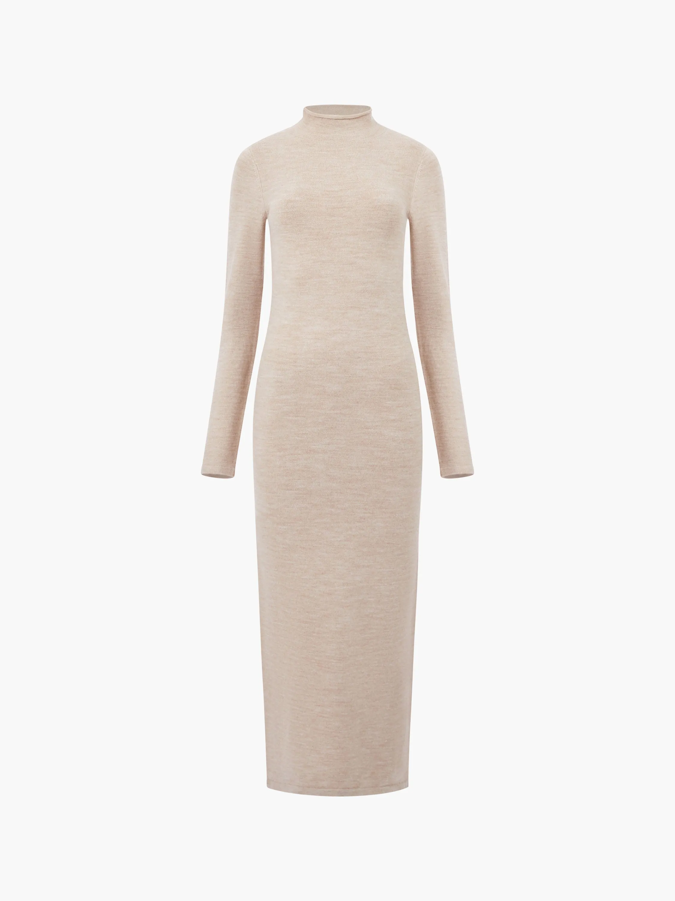 Babysoft Roll Neck Midi Dress