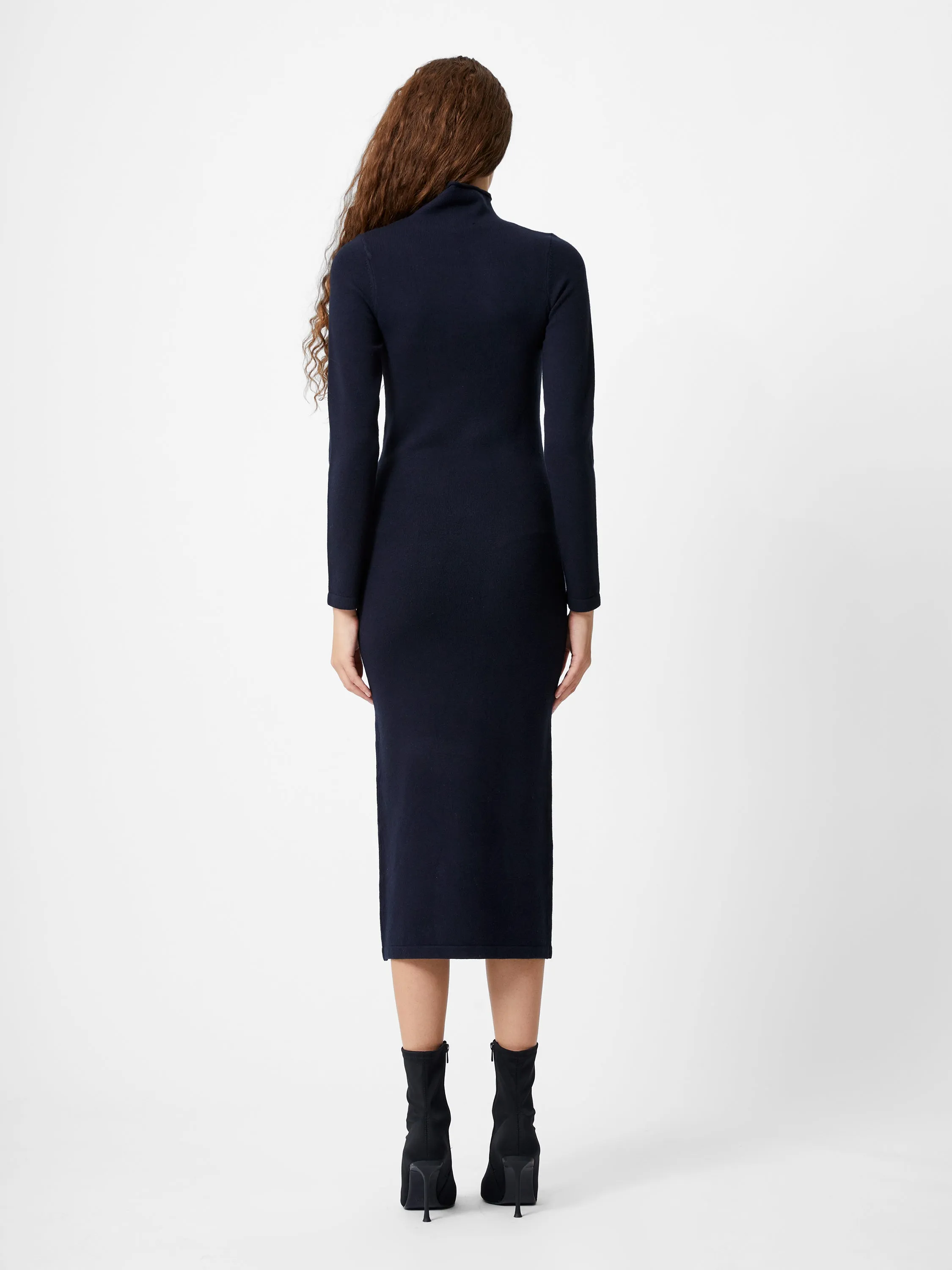 Babysoft Roll Neck Midi Dress