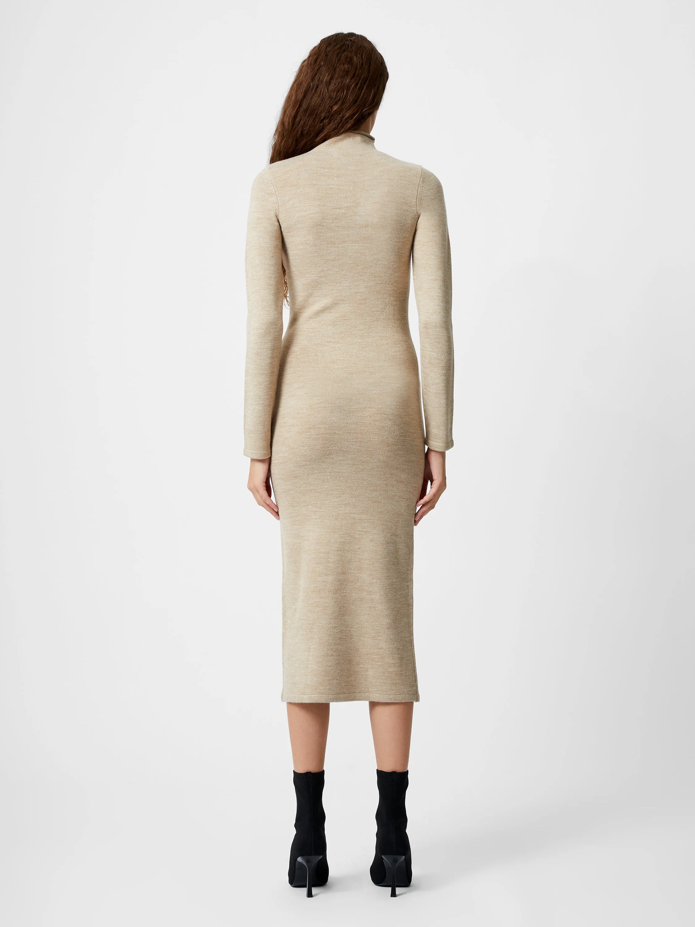 Babysoft Roll Neck Midi Dress