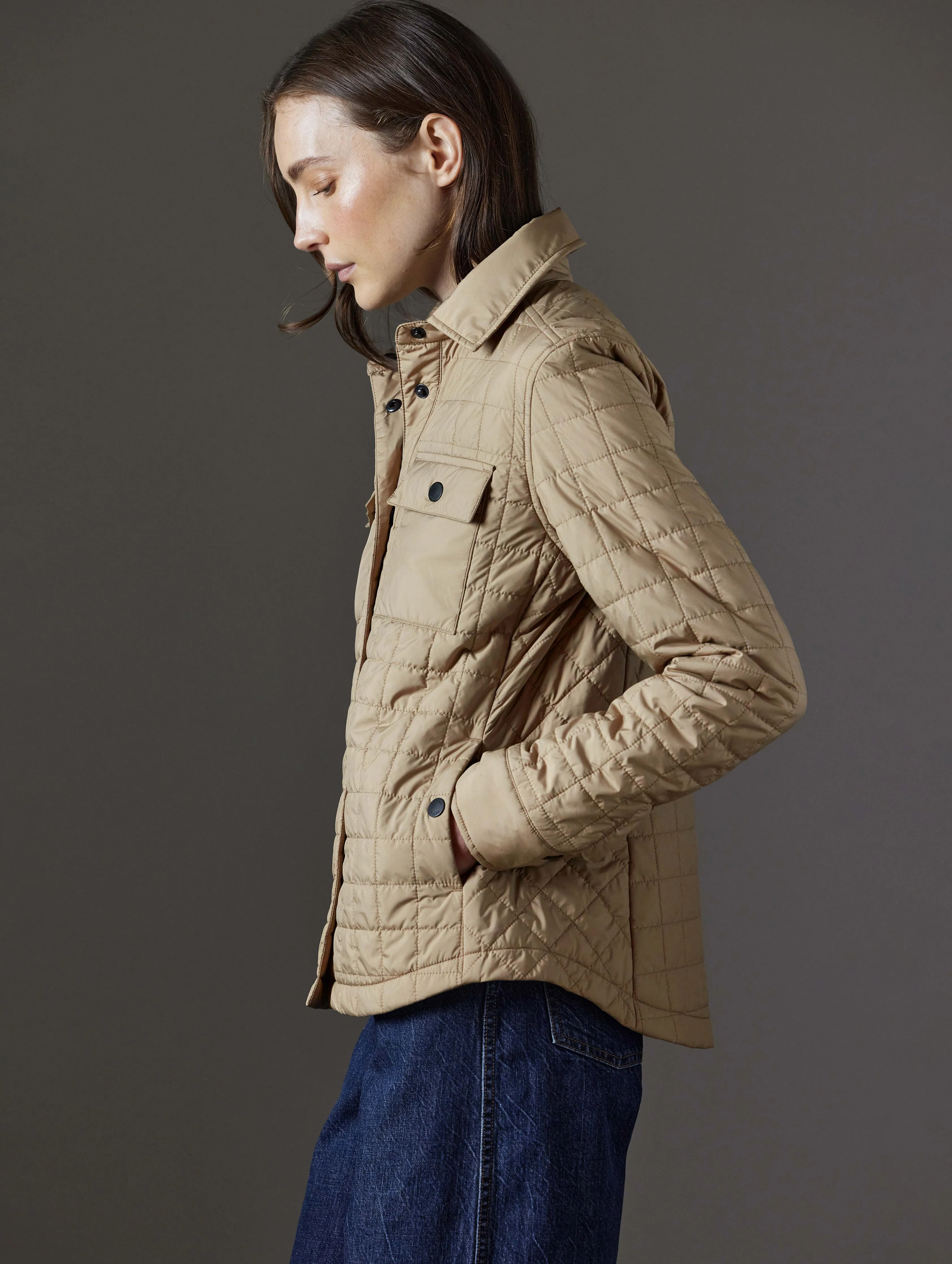 Bardo Shirt Jacket - Chinchilla Brown