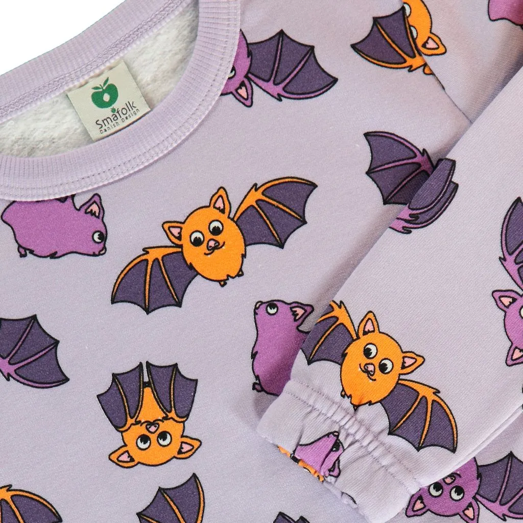 Bat Sweatshirt in Orchid Petal