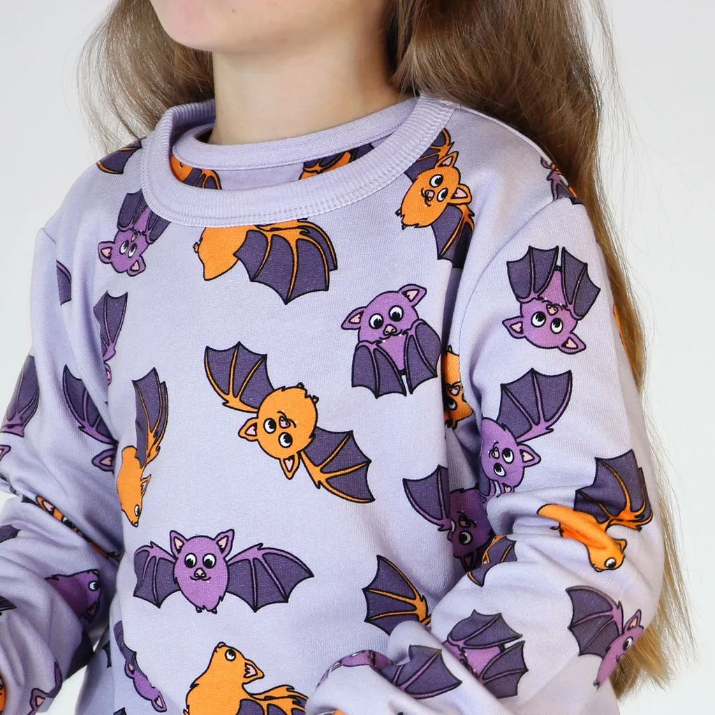 Bat Sweatshirt in Orchid Petal