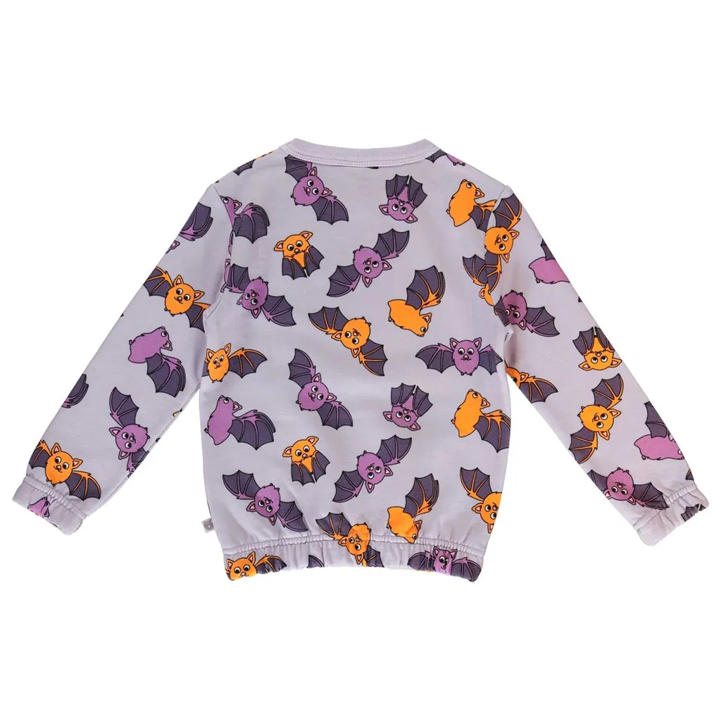 Bat Sweatshirt in Orchid Petal