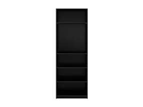 Black 5-Tier Bookshelf