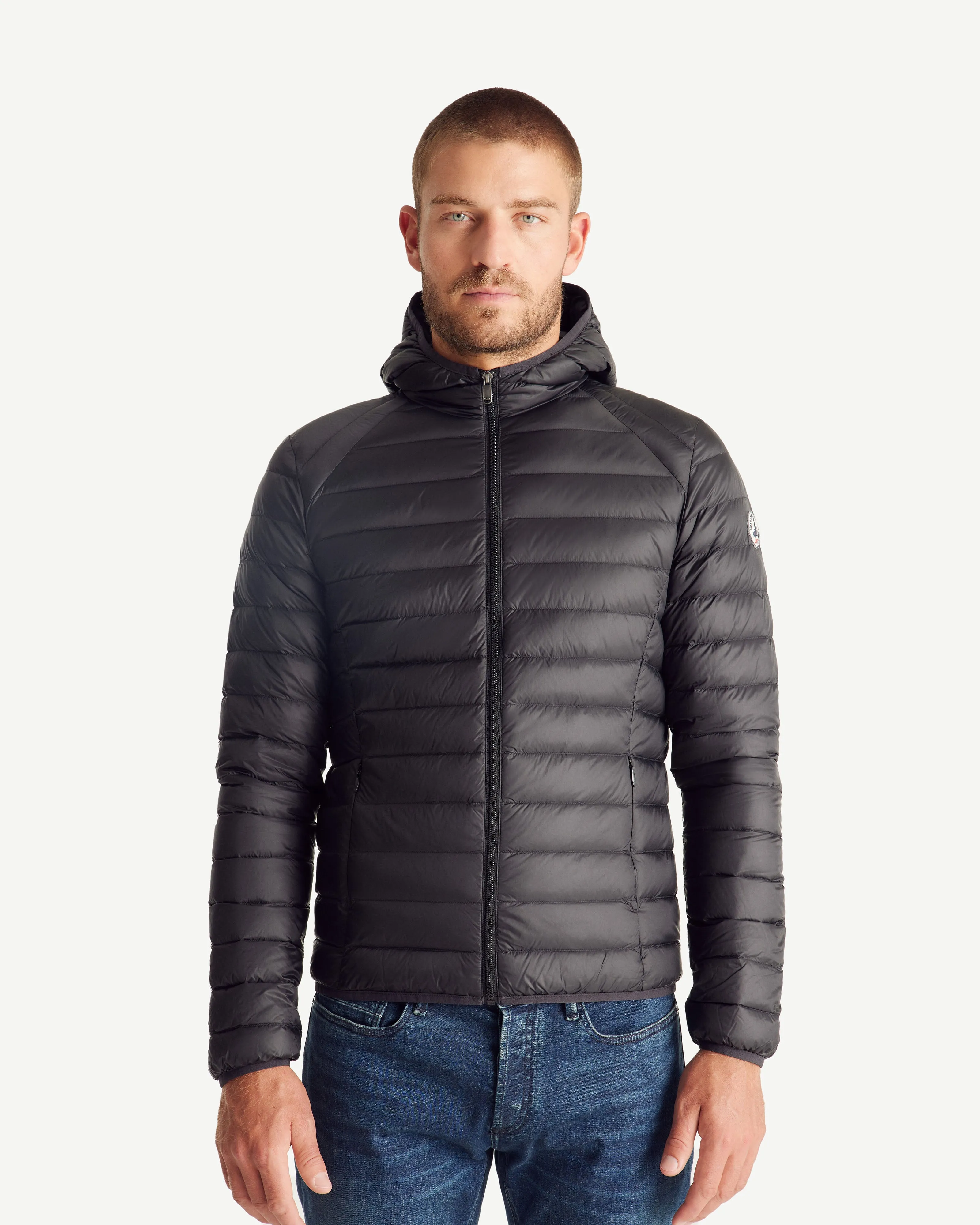 Black Lightweight down jacket Nico