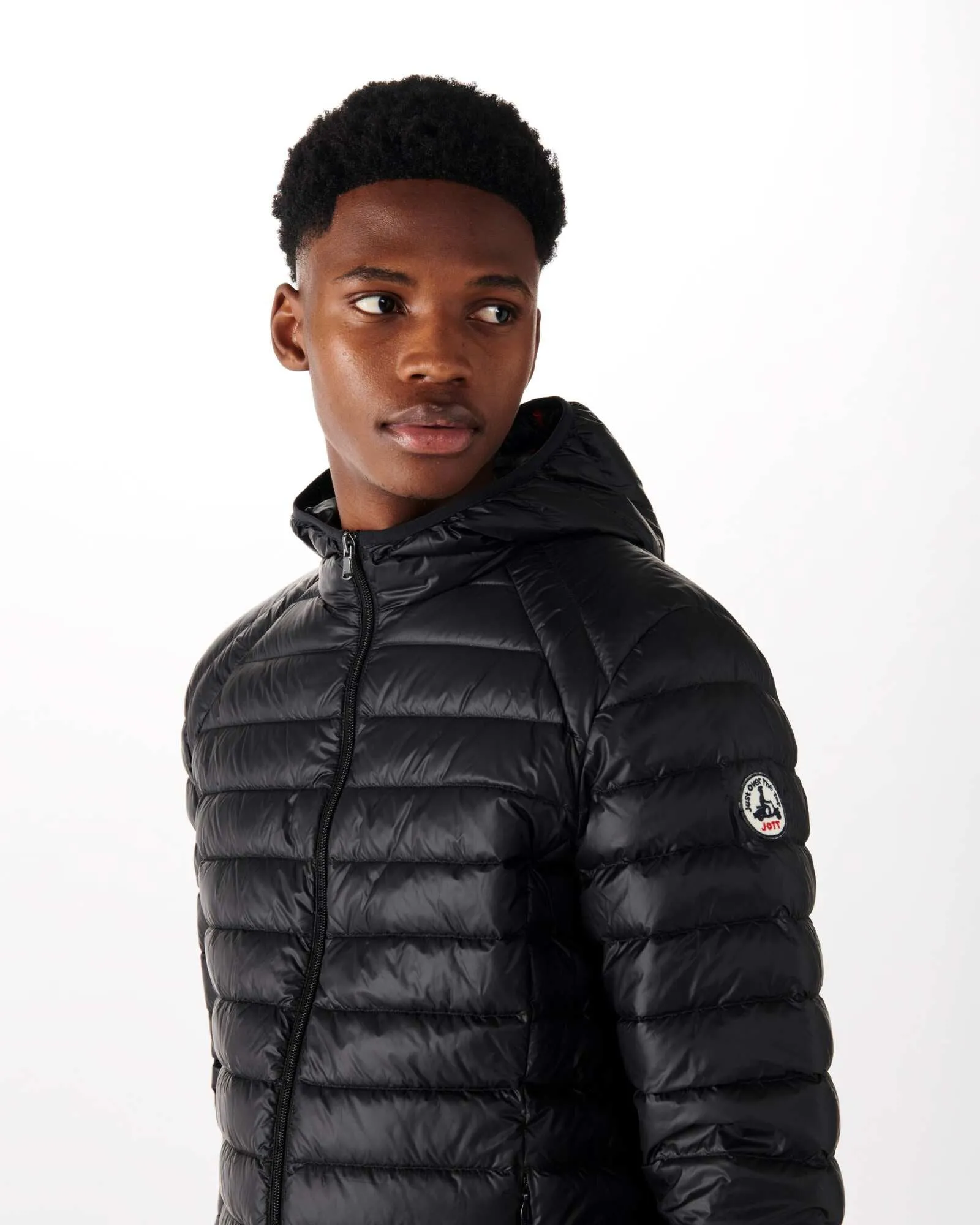 Black Lightweight down jacket Nico