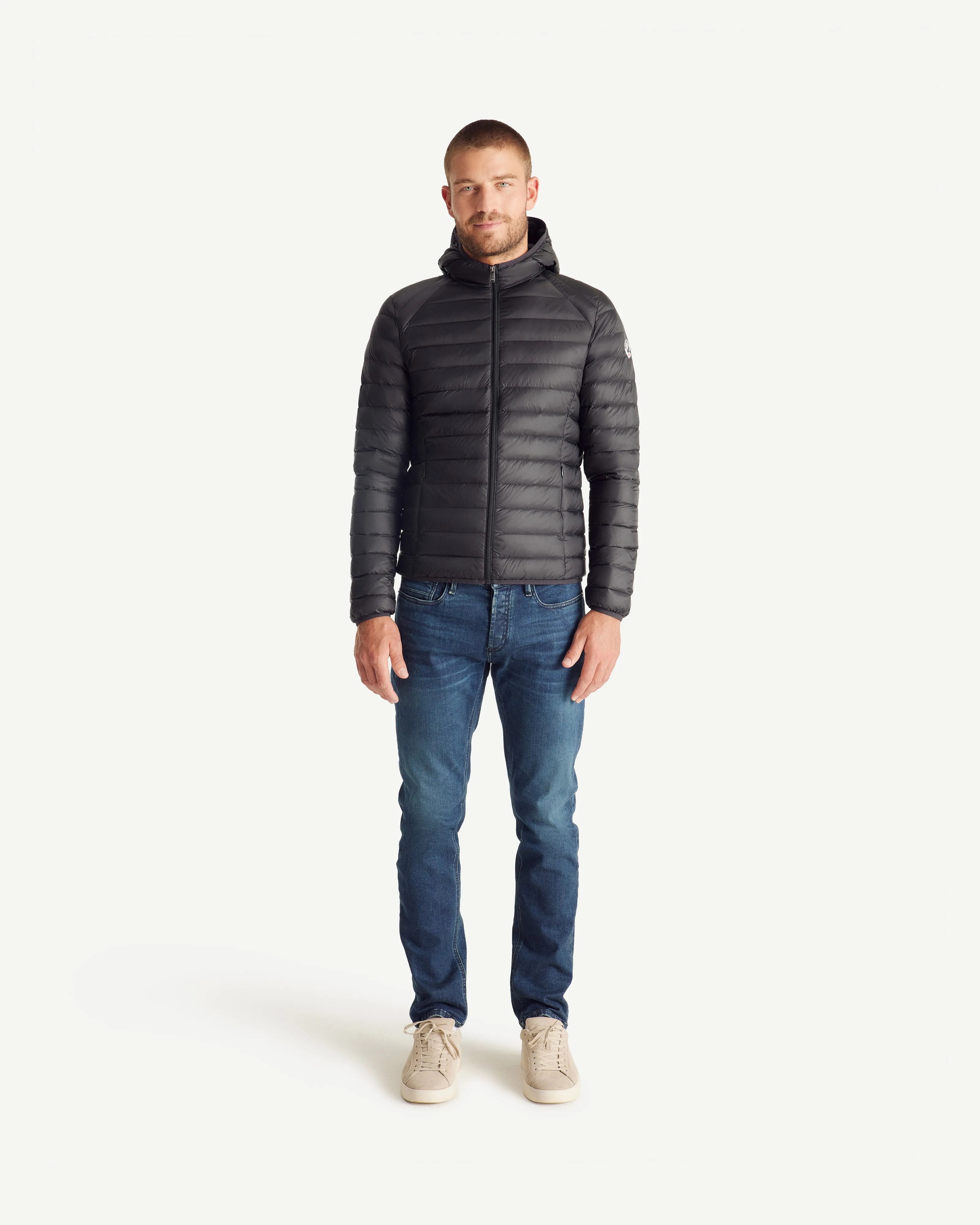 Black Lightweight down jacket Nico