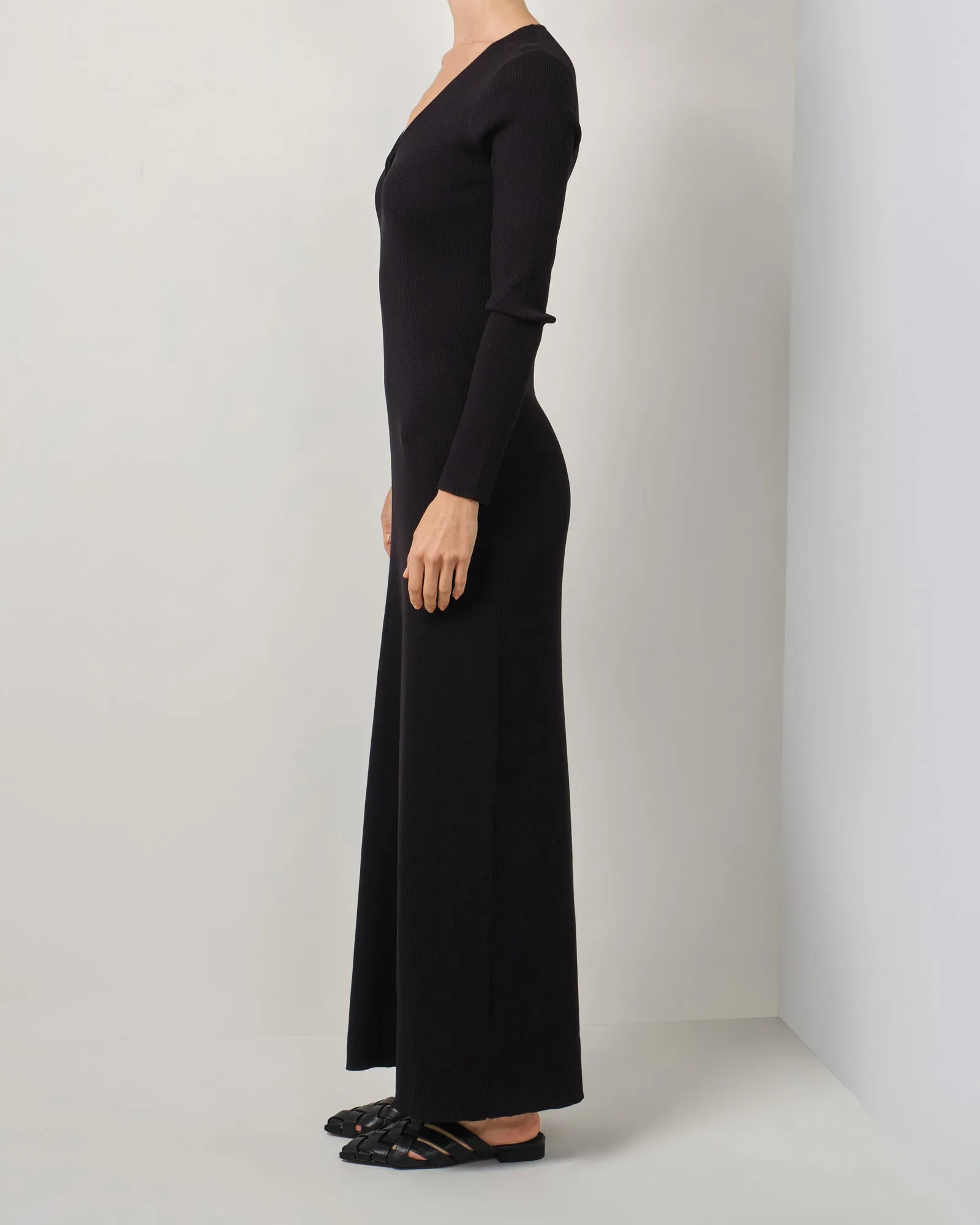 Blanca Knit Dress - Black