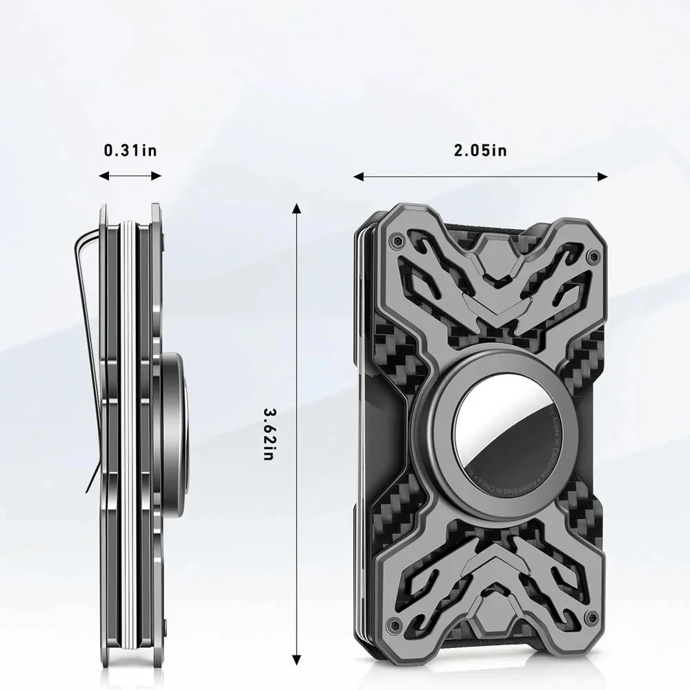 CarbonShield Minimalist AirTag Wallet