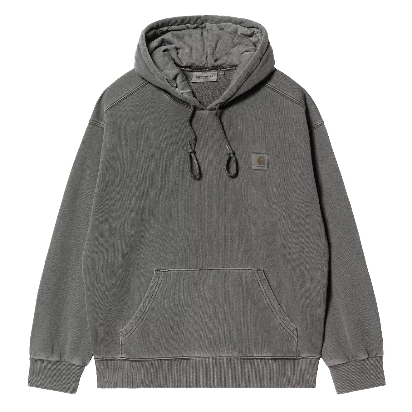 Carhartt WIP Hooded Vista Sweat Graphite Garment Dyed