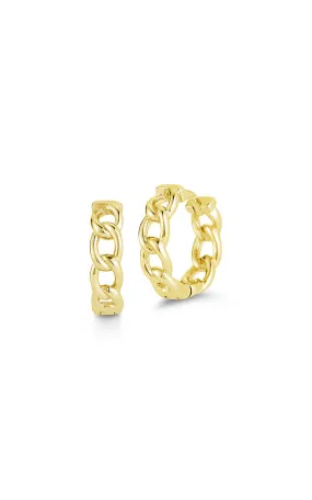 Chain Link Huggie Earring