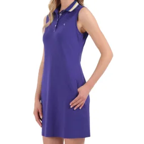 Chervò Just S/L Polo Dress - Purple