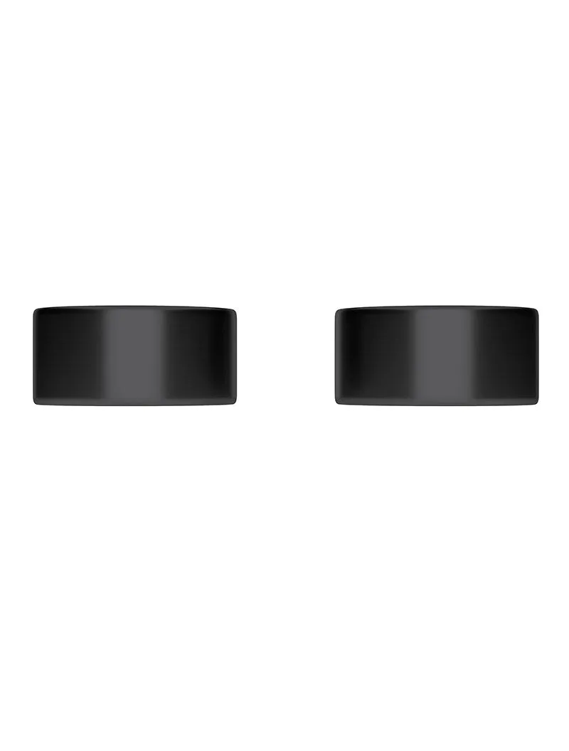 Circular Wall Taps - Matte Black