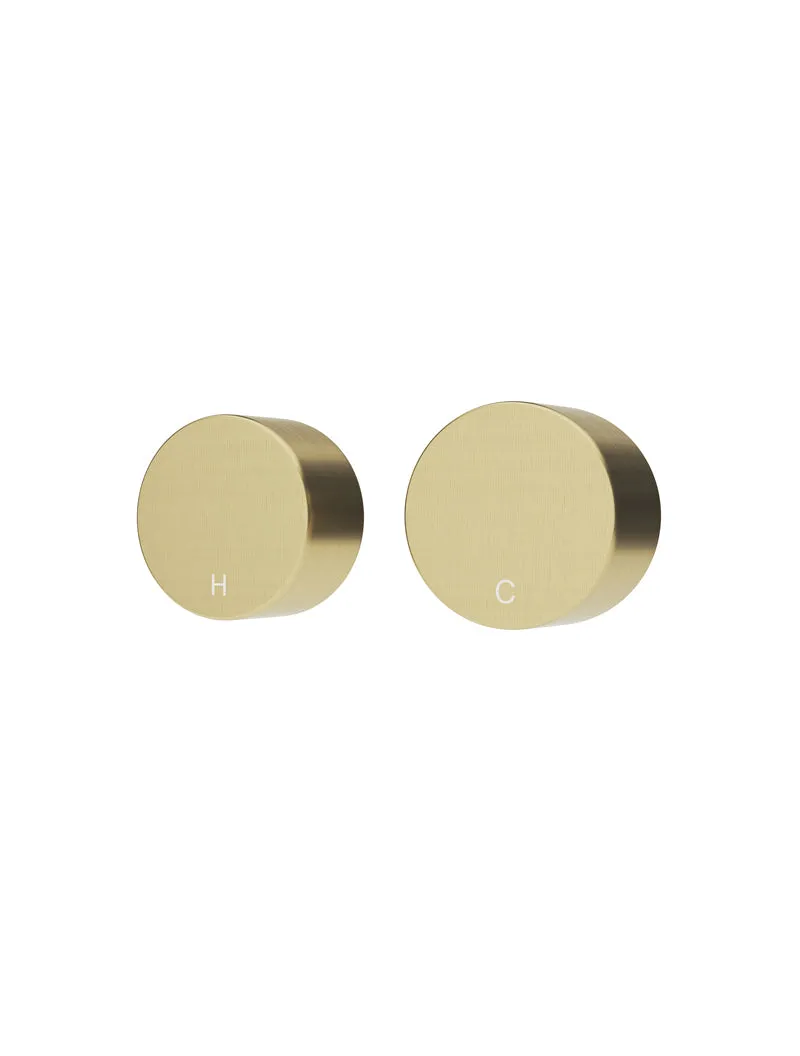 Circular Wall Taps - PVD Tiger Bronze