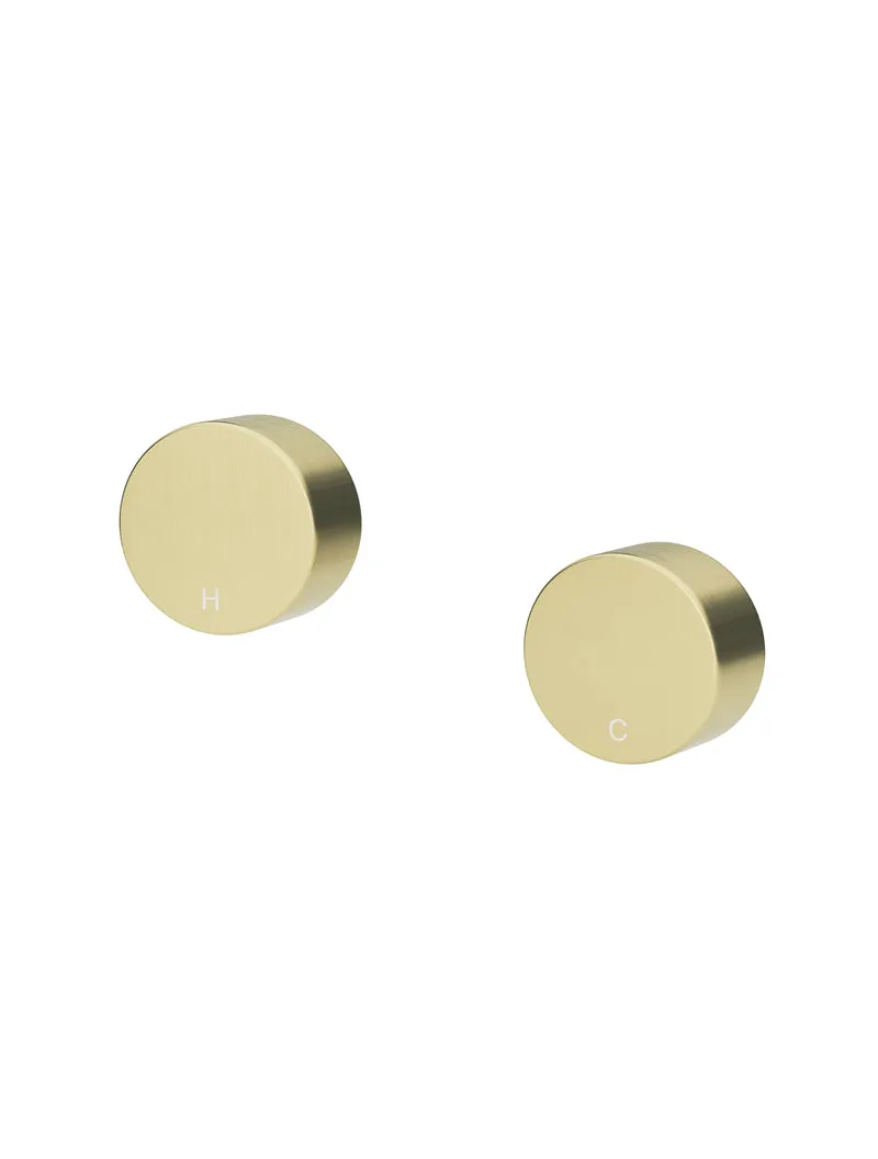 Circular Wall Taps - PVD Tiger Bronze