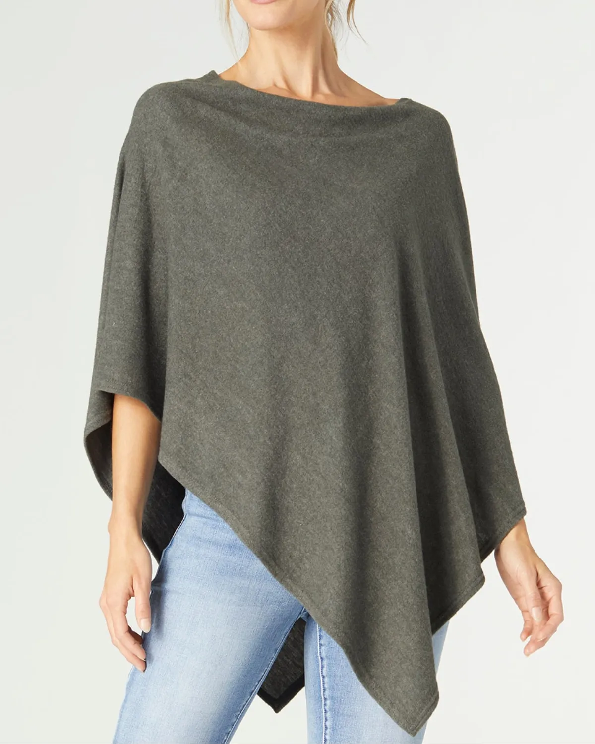 Coco and Carmen Lightweight Brushed Poncho - 2239151