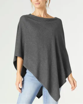 Coco and Carmen Lightweight Brushed Poncho (More Colors Available) - 2139038