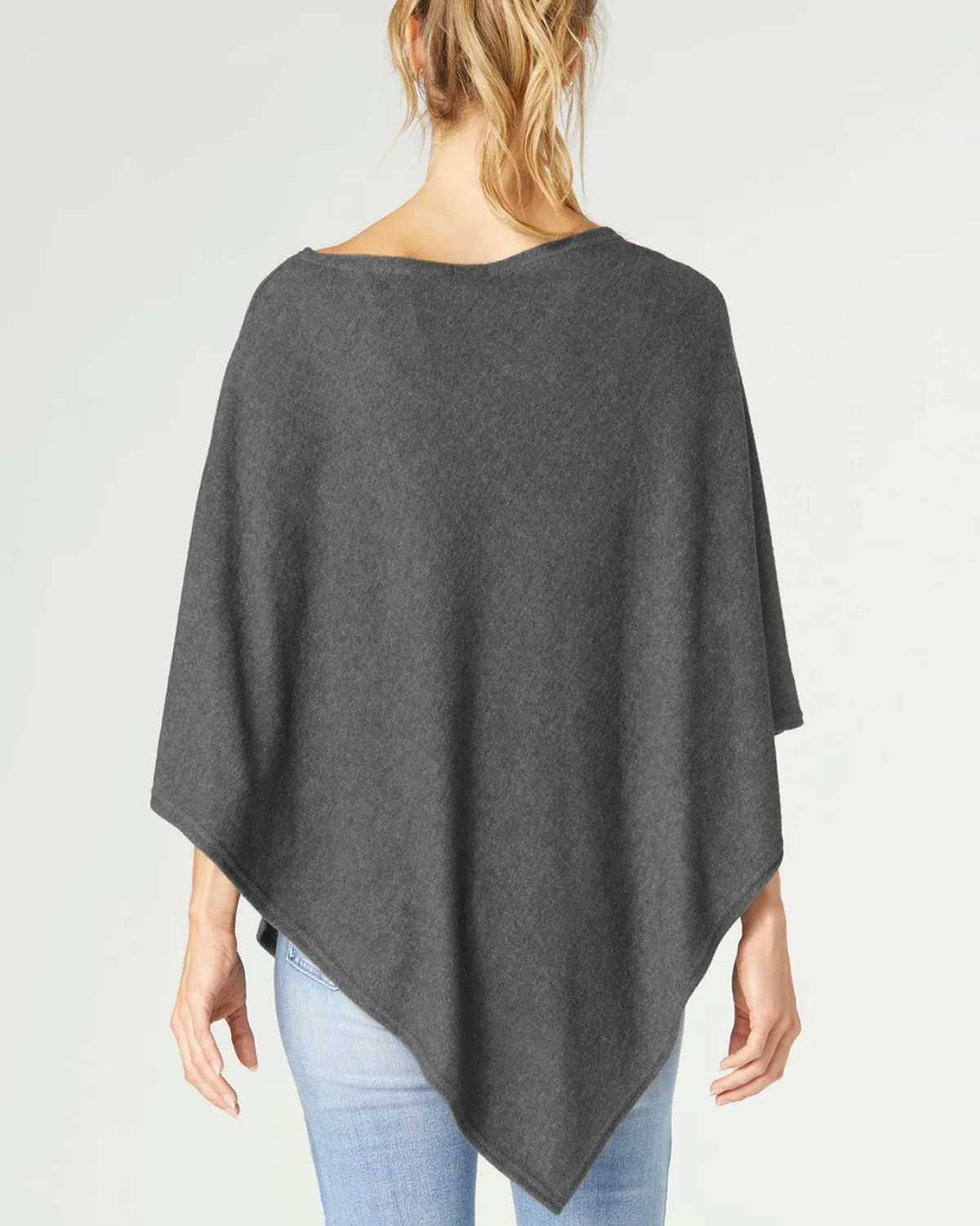 Coco and Carmen Lightweight Brushed Poncho (More Colors Available) - 2139038