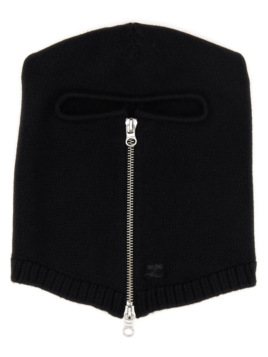 COURREGÈS Wool Balaclava - Perfect for Winter Wardrobe