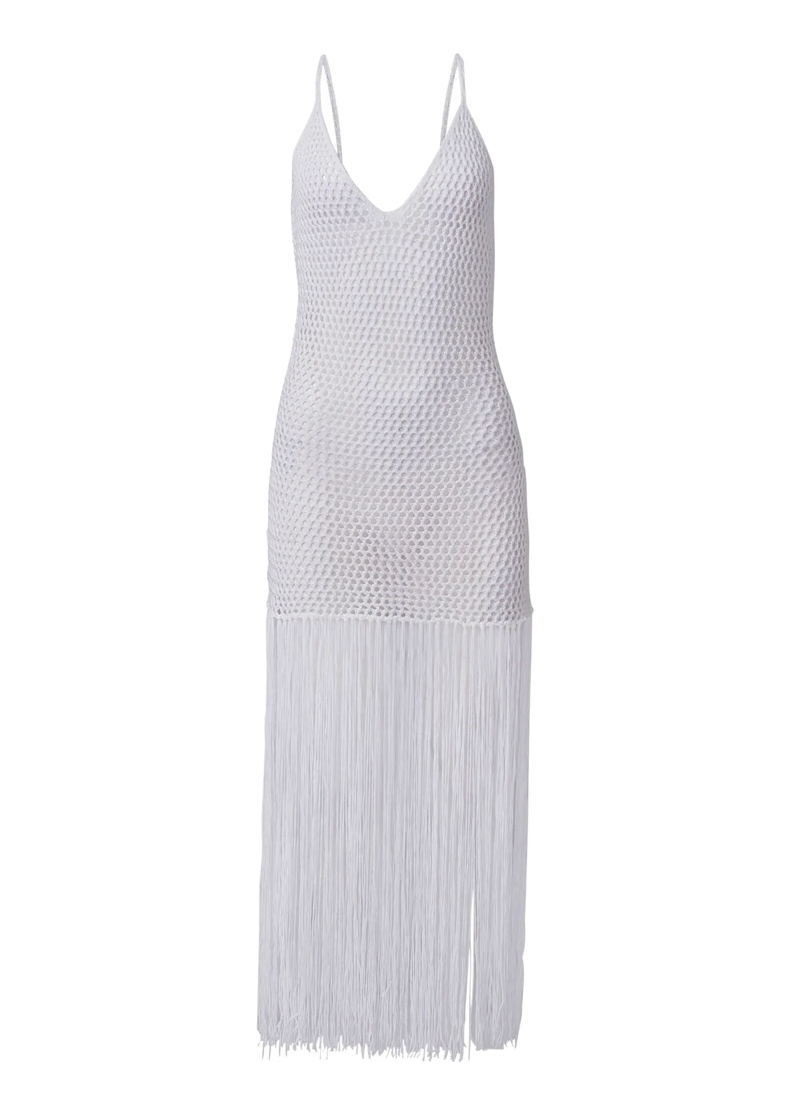 Crochet Dress Cover-Up - Pearl White