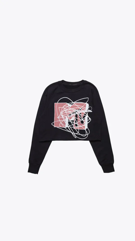 Cropped MTV Sweatshirt