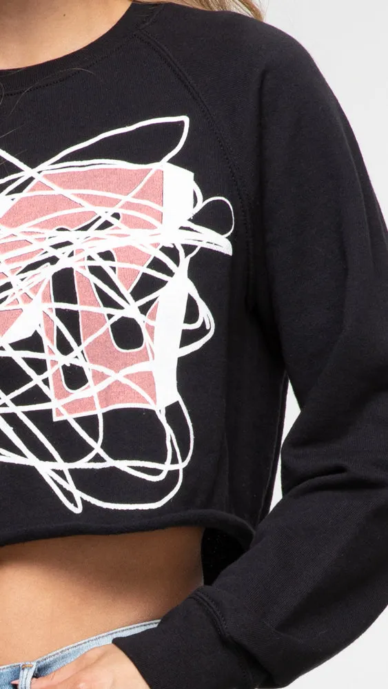 Cropped MTV Sweatshirt