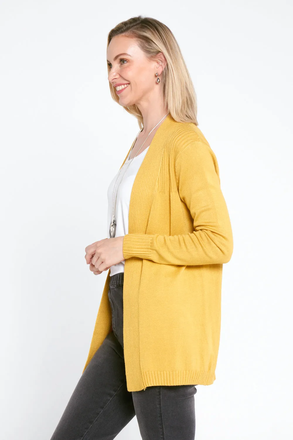 Dani Cotton Cardigan - Yellow