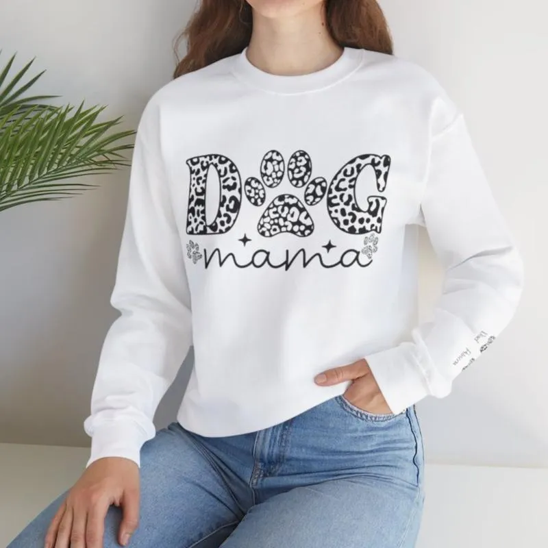 Dog Mama (Personalized Paws) Sweatshirt