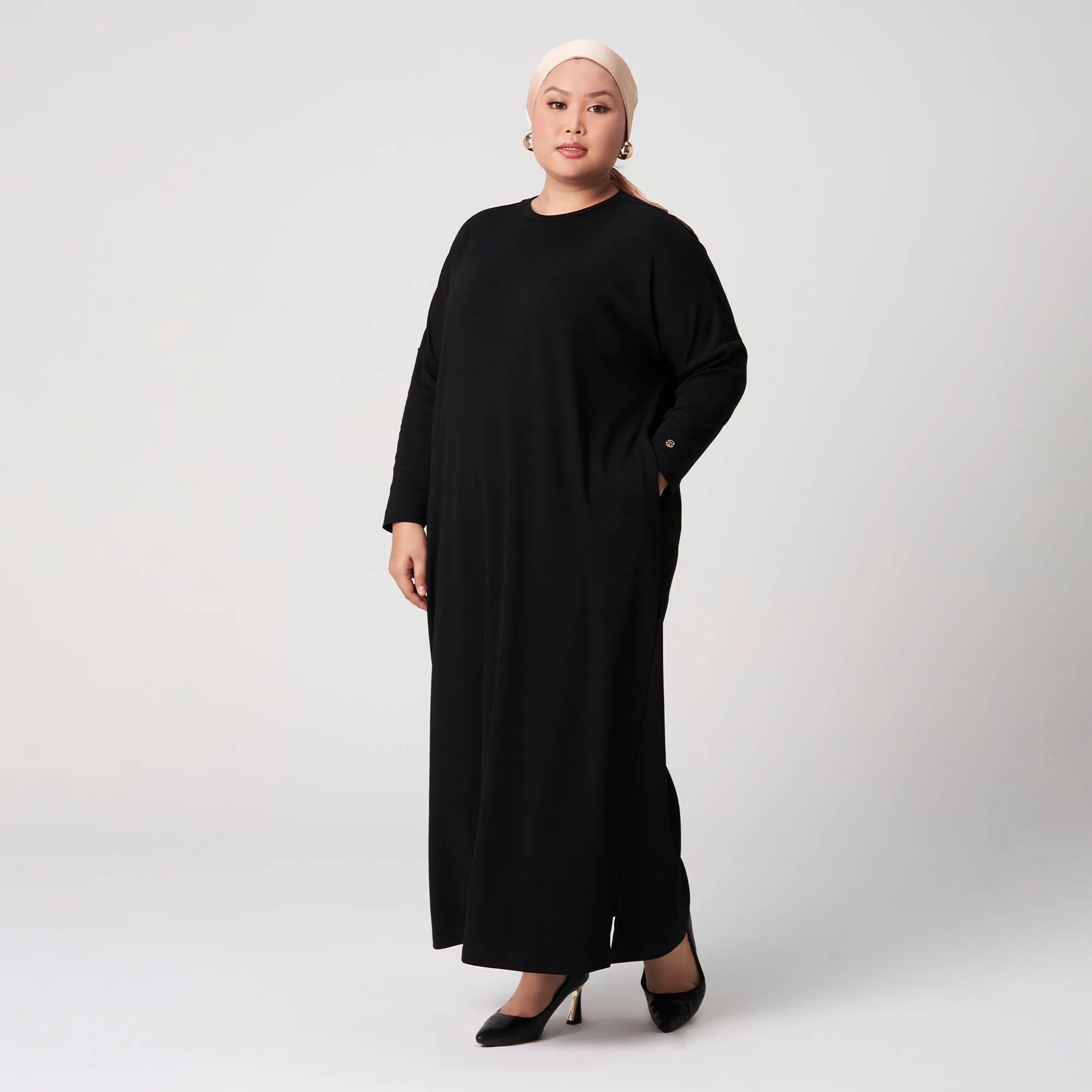 Dolman Sleeve Knit Dress