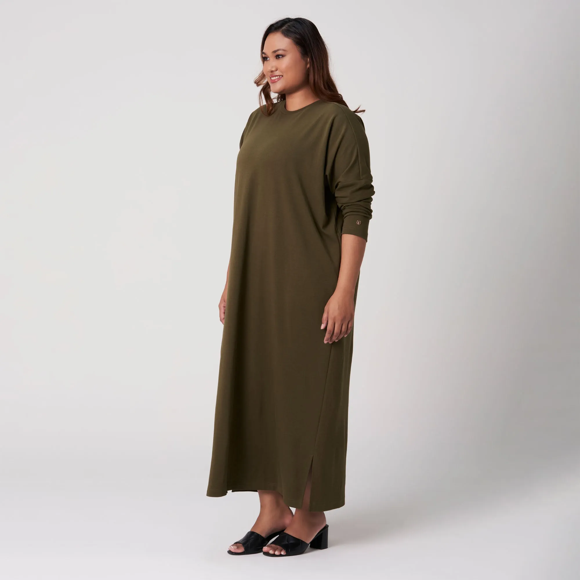 Dolman Sleeve Knit Dress