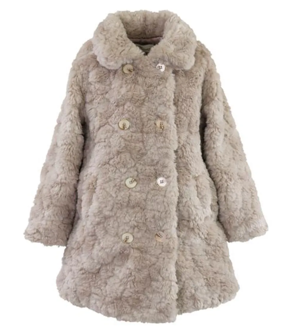 Double Breasted Teddy Coat (Kid)