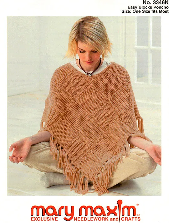 Easy Blocks Poncho Pattern